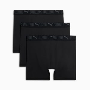 Bóxers de entrenamiento para hombre [paquete de 3], BLACK / GREY, extralarge
